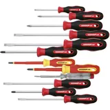 Gedore Schraubendreher-Satz 12-teilig PH1 rot/schwarz