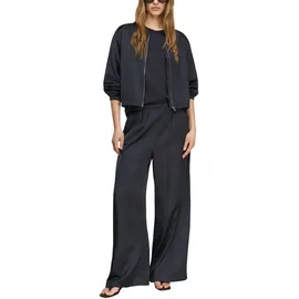Comma, Stoffhose mit elastischem Bund, Blau, 40