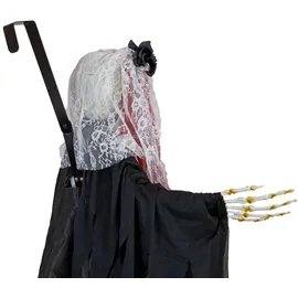 Europalms Halloween Figur Skelett La Catrina, animiert, 100cm