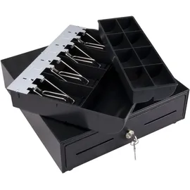 Blitzkasse Touch-Kassenlade iQCash350TU 35x40x10cm mit Untertischhalterung, Kassenschublade Geldlade, Geldschublade