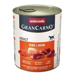 animonda Gran Carno Adult Rind + Lamm 6 x 800g Dose Hundenassfutter