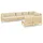 vidaXL Garten-Lounge-Set 8-tlg. creme Massivholz Kiefer