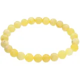 Ostsee-Schmuck Armband Kugel gelb 19 cm