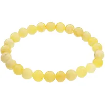 Ostsee-Schmuck Armband Kugel gelb 19 cm