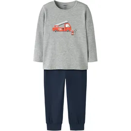 NAME IT Nmmnightset Grey Fire Truck Noos | 122/128