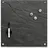 Zeller Memobord 40 x 40 cm Schwarz