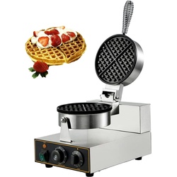 Nasenia Professionelle Waffelmaschine Waffelmaschine mit runder Fächerform für die Gastronomie.