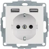 Berker USB-Steckdose 1 St. Weiß