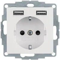Berker USB-Steckdose 1 St. Weiß