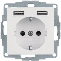 Berker USB-Steckdose 1 St. Weiß