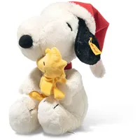 Steiff 684340 Snoopy mit Woodstock und Nikolausmütze, - Weihnachtsedition