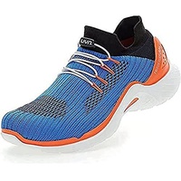 UYN Herren City Running Sneaker, Blue/Orange, 46 EU
