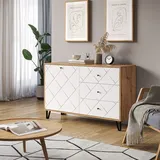 Vicco Kommode Nizza 128 x 78 cm,