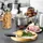 Relaxdays Vorratsdosen 22,0 cm hoch transparent 1,3 l, 3 St.