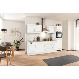 kochstation KS-Stockholm Küchenzeile 270 x 60 x 0 cm weiß