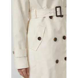 s.Oliver Wasserabweisender Trenchcoat im Slim Fit - creme - 38