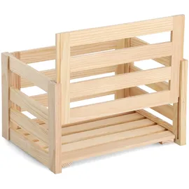 Zeller Aufbewahrungsbox Leisten 40 x 30 cm 30-tlg. beige