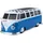 MAISTO TECH RC-Auto VW Van Samba 2CH blau/weiß 1:24