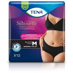 TENA Silhouette Plus Black Inkontinenz Pants 2x12 St
