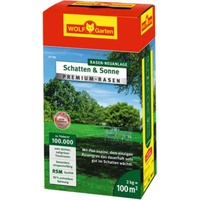 WOLF-Garten LP 50 Schatten & Sonne LP50 Saatgut Premium-Rasen