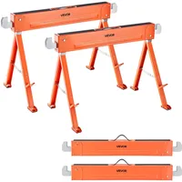 Vevor Klappbock 600 kg Stahl grau 2er-Pack