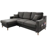 P & B Ecksofa, Anthrazit , 228x150 cm