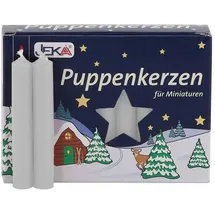 Ebersbacher Wachswaren Puppenkerzen 10 x 65 mm 20 St. weiß