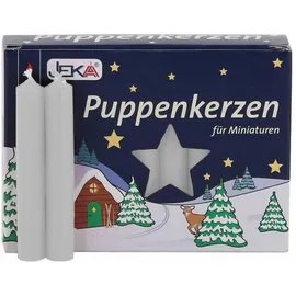 Ebersbacher Wachswaren Puppenkerzen 10 x 65 mm 20 St. weiß