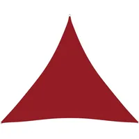 VidaXL Sonnensegel Oxford-Gewebe Dreieckig 4,5x4,5x4,5 m Rot