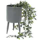 DanDiBo Ambiente Blumenhocker 27 x 27 x 15 cm Grau