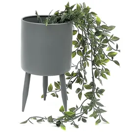 DanDiBo Ambiente Blumenhocker 27 x 27 x 15 cm Grau