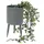 DanDiBo Ambiente Blumenhocker 27 x 27 x 15 cm Grau