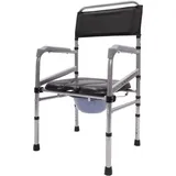 Klappbarer Duschstuhl, Badewannensitz mit Sicherheitsfunktion, klappbarer Dusch-WC-Sitz mit Schublade