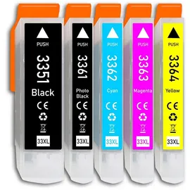 Druckerparadies 33XL gelb + schwarz (B01N0T6309)