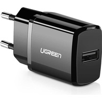 UGREEN Ladegerät (10.50 W, Fast Charge), USB Ladegerät, Schwarz