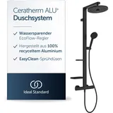 Ideal Standard Ceratherm Alu+ Duschsystem mit Thermostat Silk Black BD583XG