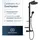Ideal Standard Ceratherm Alu+ Duschsystem mit Thermostat Silk Black BD583XG