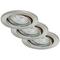 Briloner LED Einbauleuchte 3er Set 7148-032 Einbauspot 3x 5W