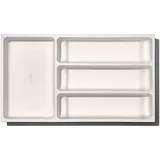 Oxo Ausziehbarer Besteckkasten Kunststoff grau