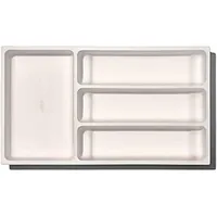 Oxo Ausziehbarer Besteckkasten Kunststoff grau