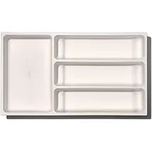 Oxo Ausziehbarer Besteckkasten Kunststoff grau