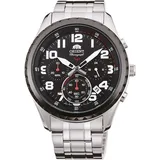 Orient Sports FKV01001B0 Herrenuhr Chronograph - Silber/Schwarz