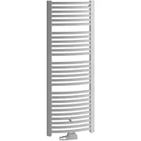 Kermi Basic-R-E Badheizkörper 804 x 450 mm 400 W weiß Seitenventil