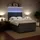vidaXL Boxspringbett 140 x 200 cm Dunkelgrau