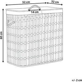 Beliani Wäschekorb Arraias 100 L