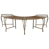 vidaXL Baumbank 160 x 80 x 44 cm Antikbraun