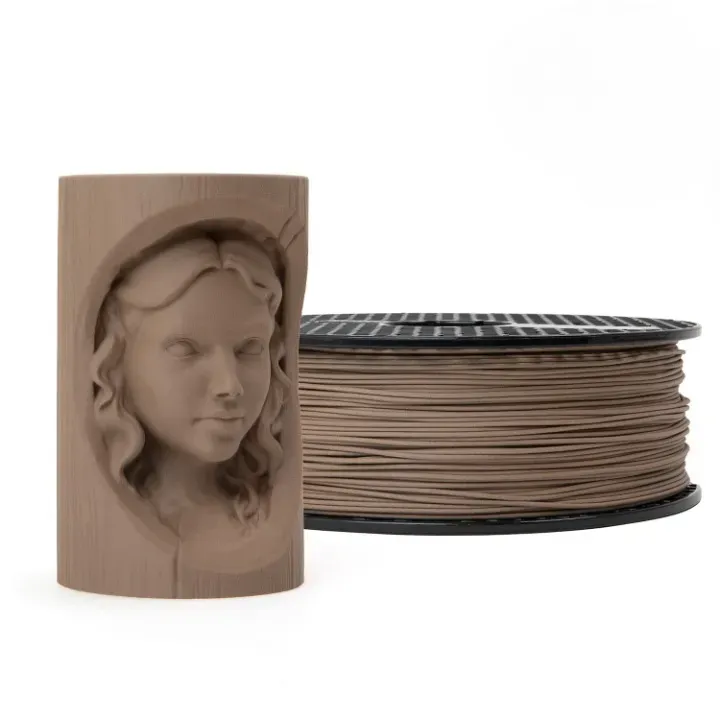 Prusament Woodfill (NFC), Filamentgröße: 1.75 mm, Gewicht: 1 kg, Farbe: Pastel Brown