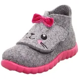 superfit Mädchen - Schuhe HAPPY Slipper, Modern, HELLGRAU/PINK 2500, 24