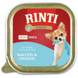 Rinti Gold Mini Wachtel & Geflügel 16 x 100 g