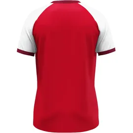 Jako Dynamic Kurzarm, rot/weiß/dunkelrot, XL